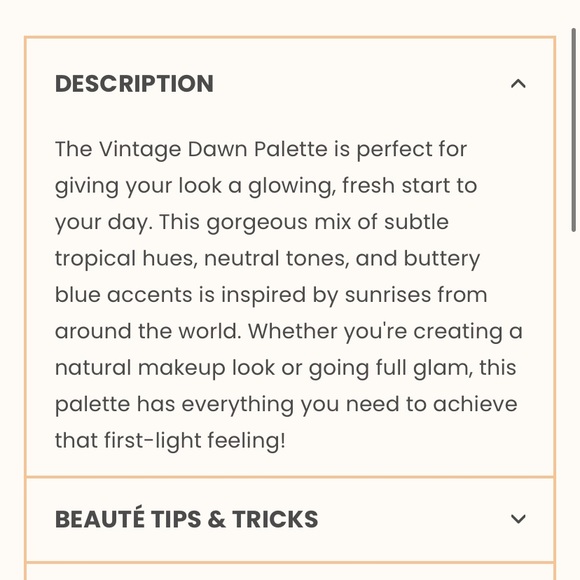 Ace beaute vintage dawn eyeshadow palette - Picture 6 of 6